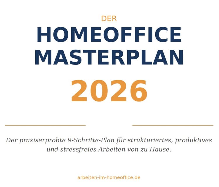 Der Homeoffice-Masterplan 2026 — PDF Cover